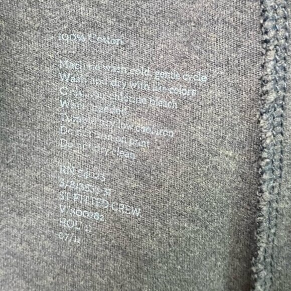 Banana Republic Men’s Soft-Wash Tee Size L Blue Crewneck T-Shirt 100% Cotton - Picture 3 of 11